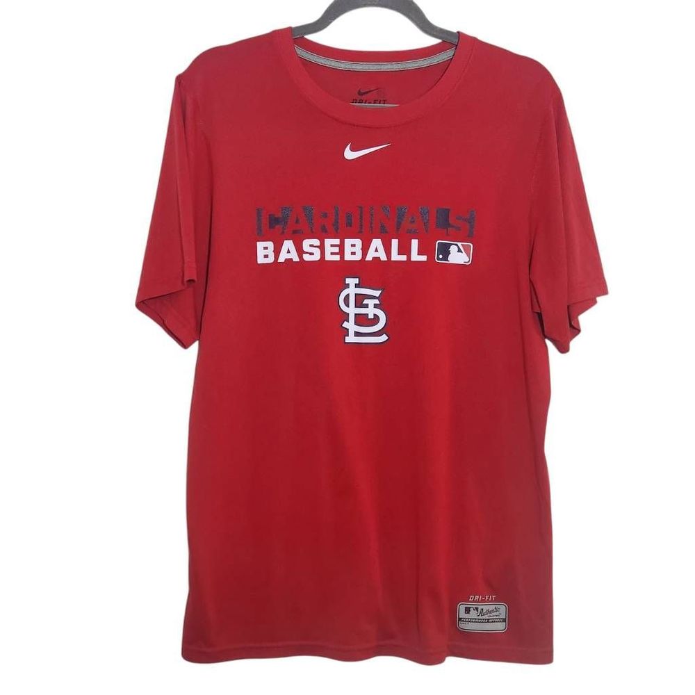Nike Men's St. Louis Cardinal Baseball Performance Tee Size Small Cardinals Tee